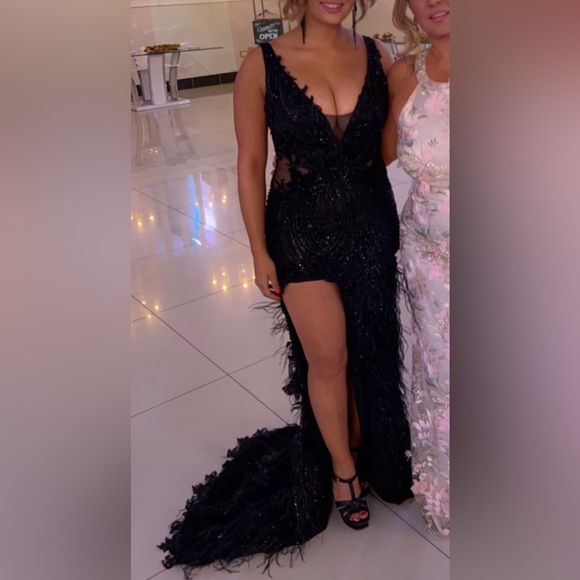 Portia and Scarlett black sequence dress - Picture 2 of 7